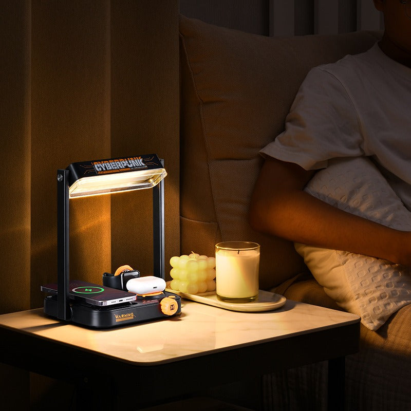 Bed side Lamp with Wireless Charging Dock