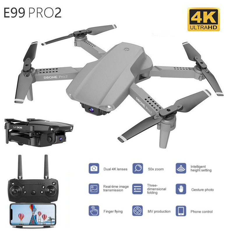 E99 PRO2 Folding Quad-Axis Aerial Photographer Long Range Remote Control Fixed Height Drone