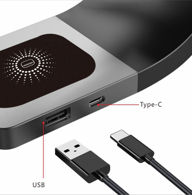 Mag Safe 3 in 1 wireless charger suitable for iwatches, mobile phones & Air Pod headphones