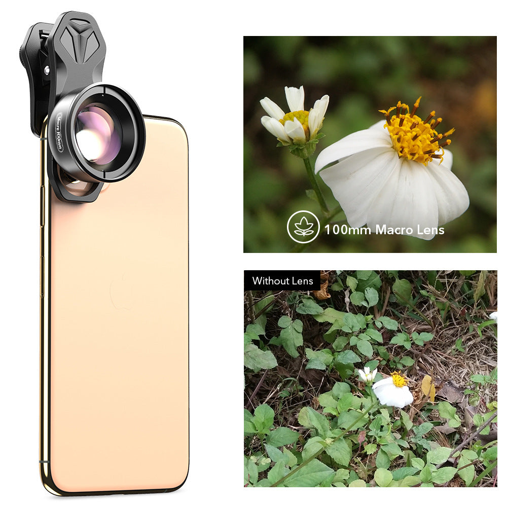 High-Definition Macro Shooting & Wide-Angle External Universal Mobile Phone Lens