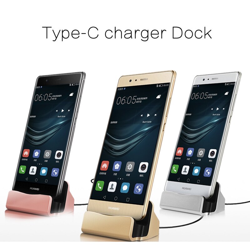 USB cable Data Sync Charger Dock Stand Station Cradle Charging For iPhone 6 7 8 X Samsung S xiaomi huawei Android Type C