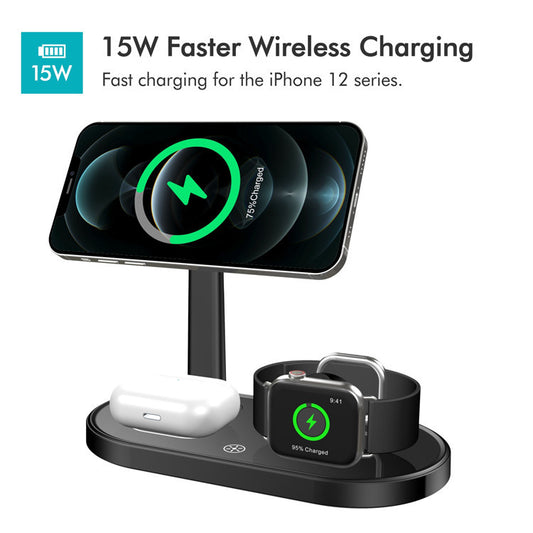 Mag safe 3 In 1 Wireless Charger for Apple iPhone, Air pod & iwatch