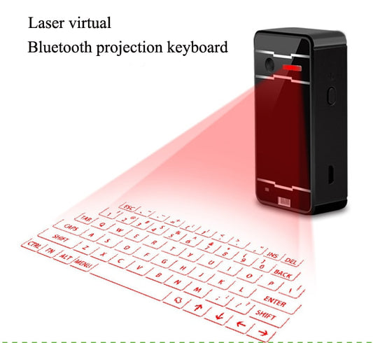 Bluetooth Wireless Virtual Projection Portable keyboard for iPhone & Android Smart Phone