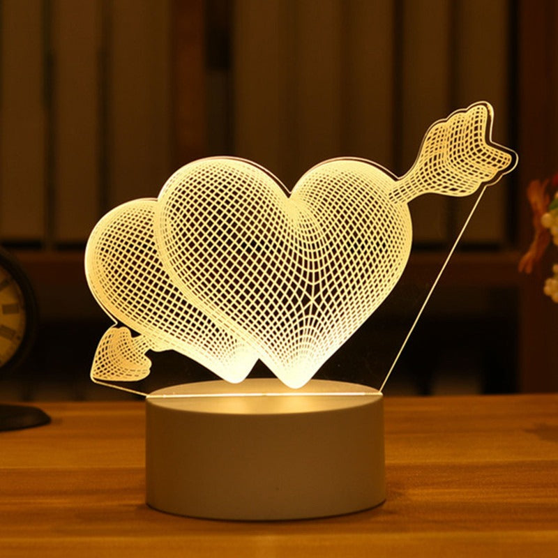 3D Night LED Light Table Light Lamp