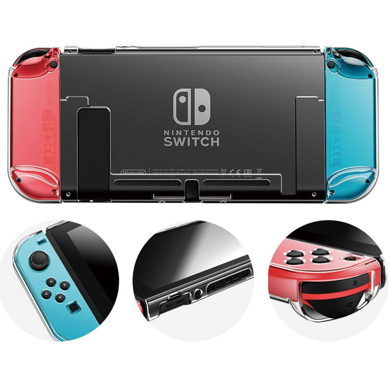 Detachable Crystal PC Transparent Case for Nintendo Switch NS & NX