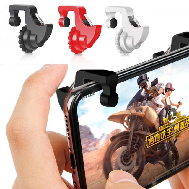 1Pair Left & Right Gaming Trigger Smart Phone Games Shooter Controller