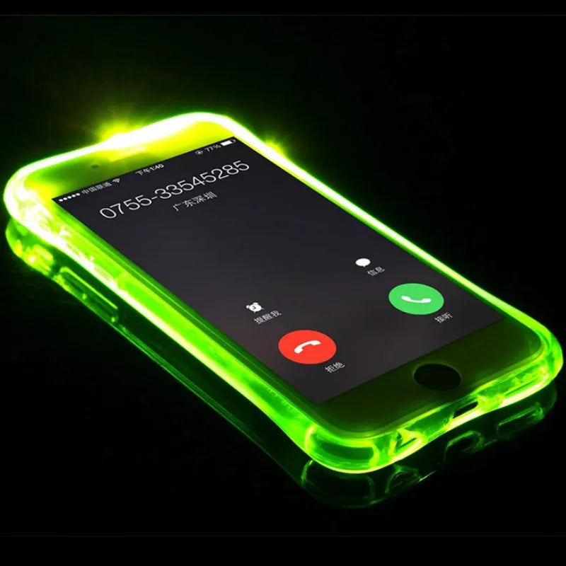 LED Flash Case For iPhone X, XS, XR, XS Max, 5, 5s, 6, 6S, 7, 8 Plus