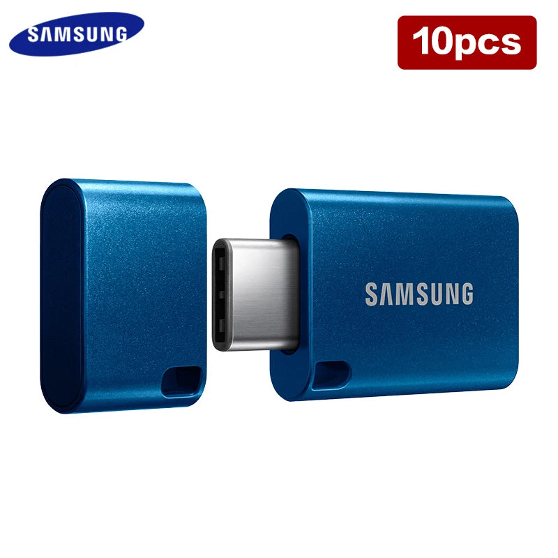 Wholesale 10PCS SAMSUNG USB Type-C Flash Drive 64GB 128GB 256GB High Speed original Pen drive usb 3.1 memory stick for Phone